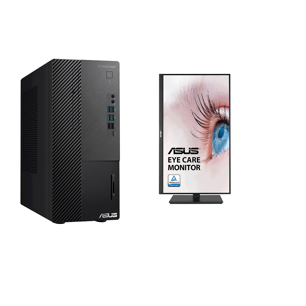 PC BUREAU ASUS D700MD I5 12400/SSD 512G/RAM DDR4 8G/ECRAN 24"
