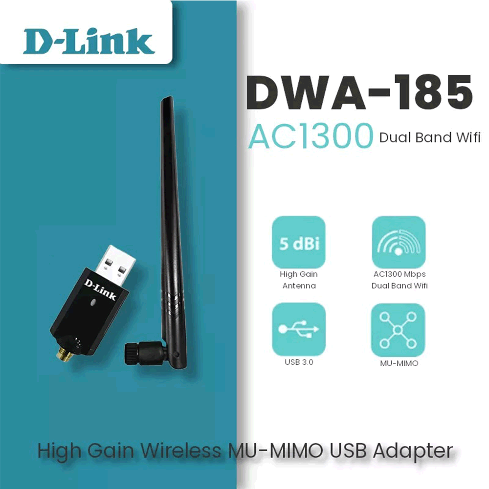 CLE WI-FI D-LINK DWA -185 AC 1300