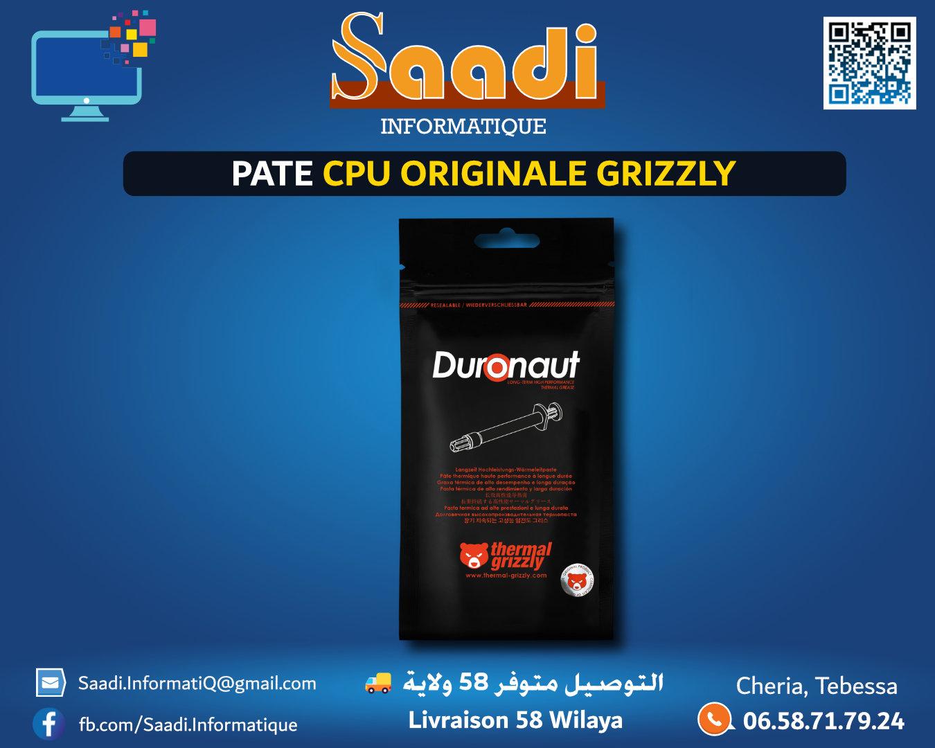 PATE CPU GRIZZLY ORIGINALE