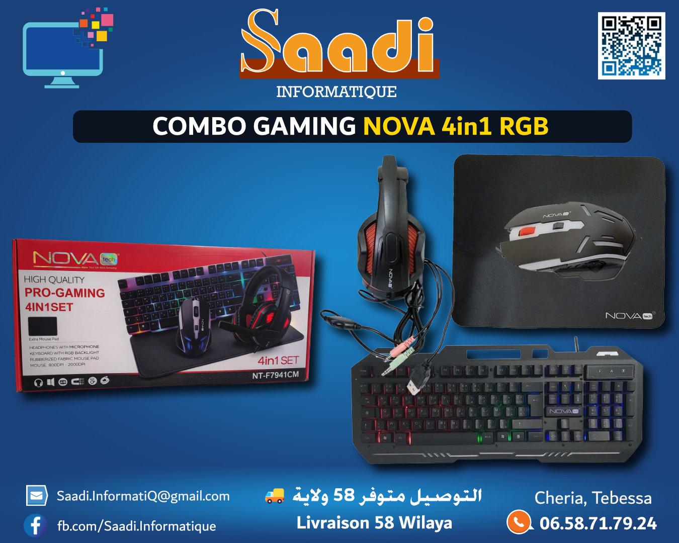 COMBO GAMING NOVA 4in1 RGB