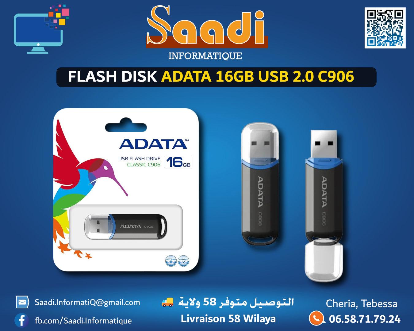 FLASH DISK ADATA 16GB USB 2.0 C906