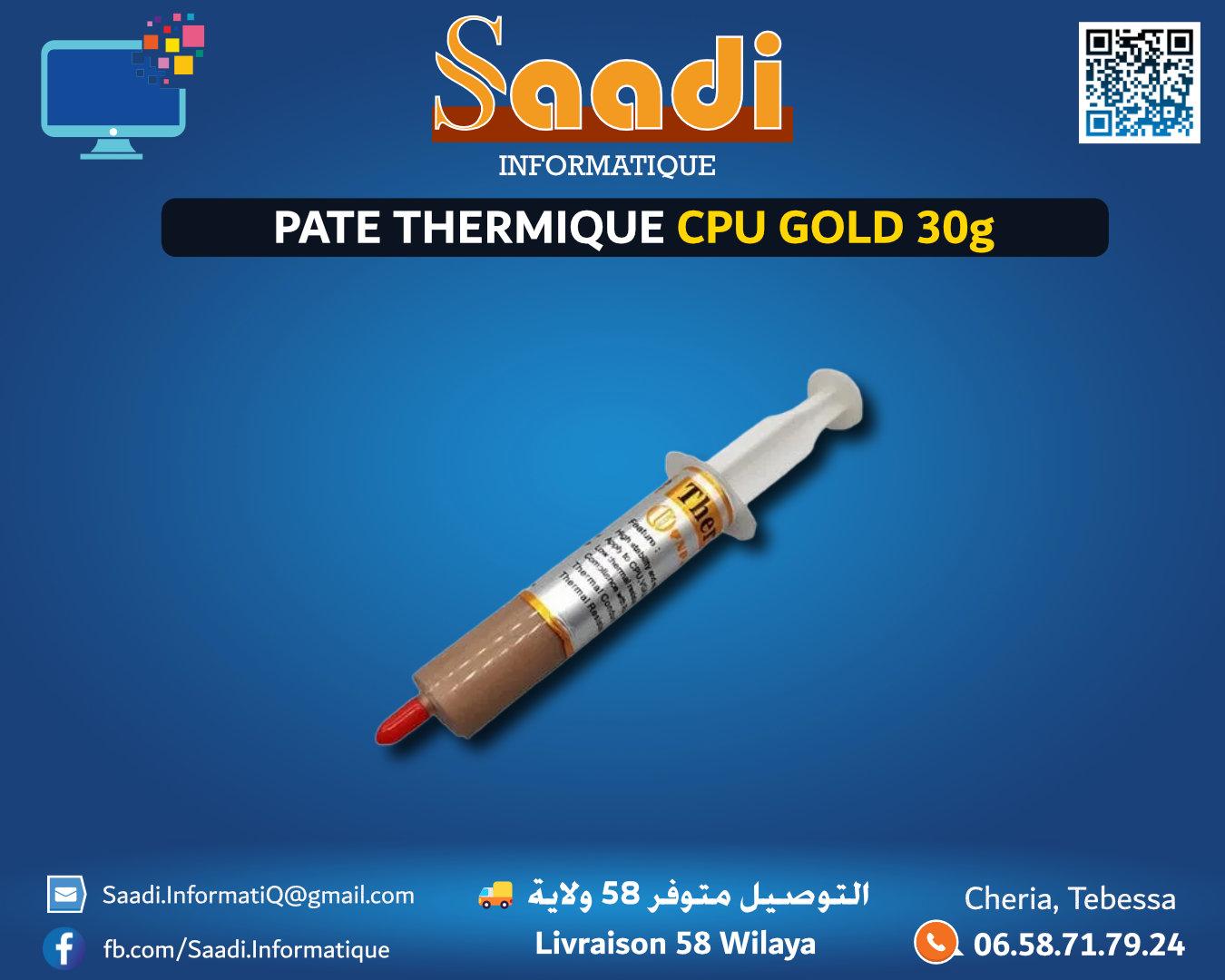 PATE THERMIQUE CPU GOLD 30g