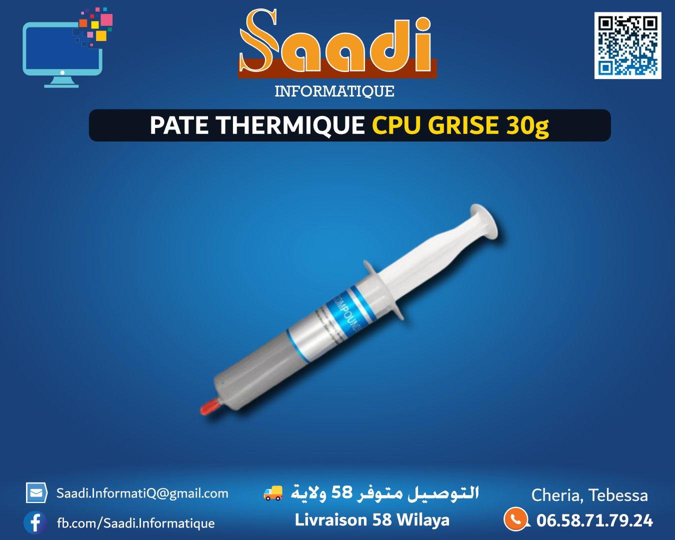 PATE THERMIQUE CPU GRISE 30g
