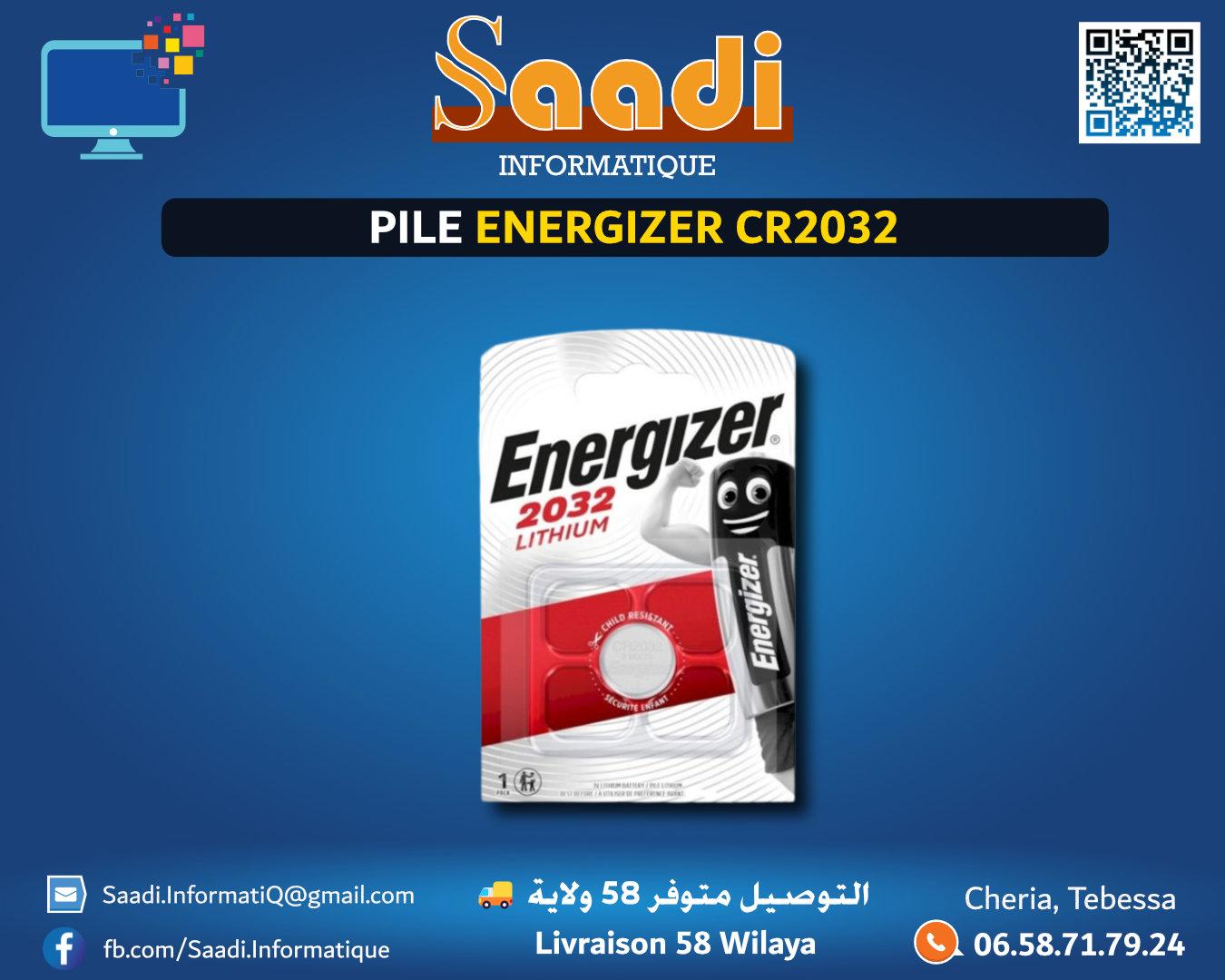 PILE ENERGIZER CR2032