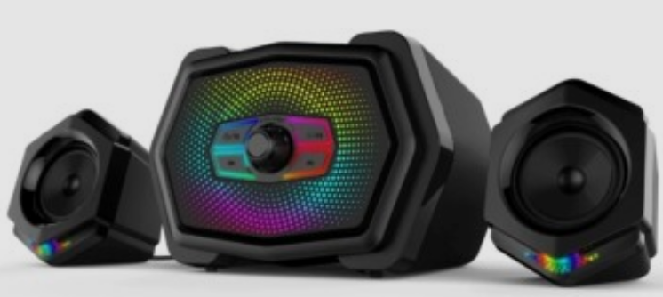 HAUT PARLEUR MINI AMPLI SANSFIL HAVIT S137BT 2.1 BT5.0 RGB