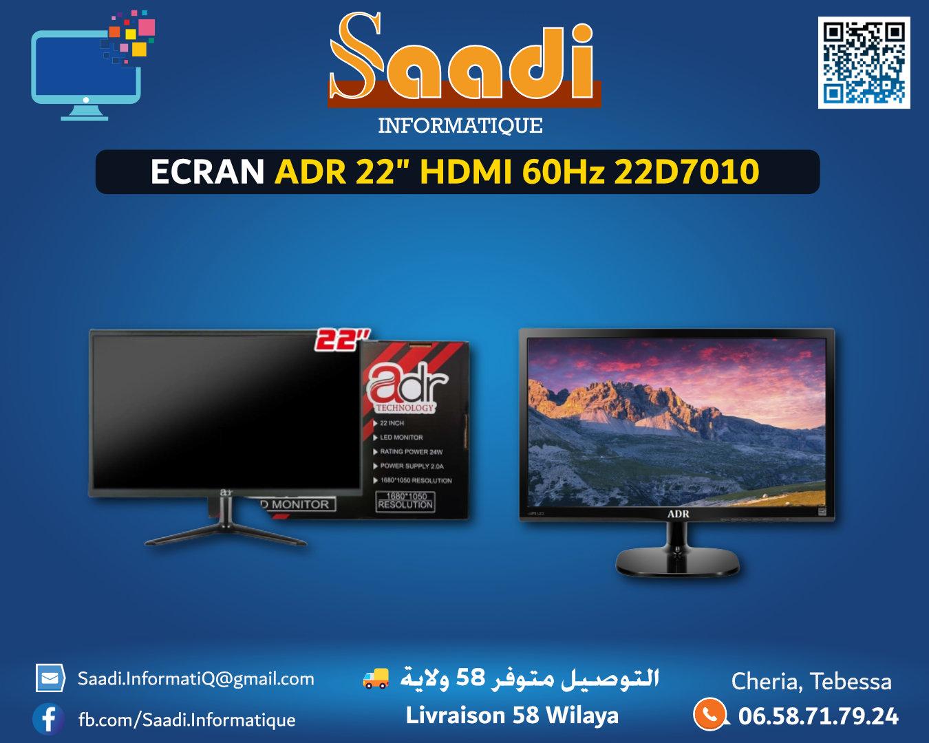 ECRAN ADR 22 HDMI 22D7010