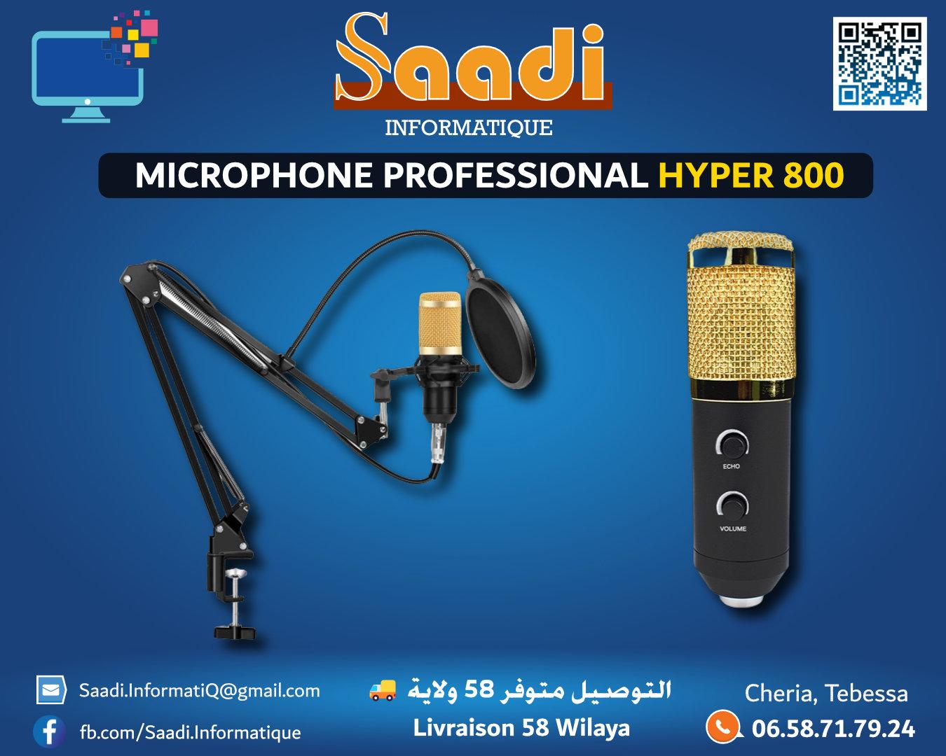 MICROPHONE PROFESSIONAL HYPER 800