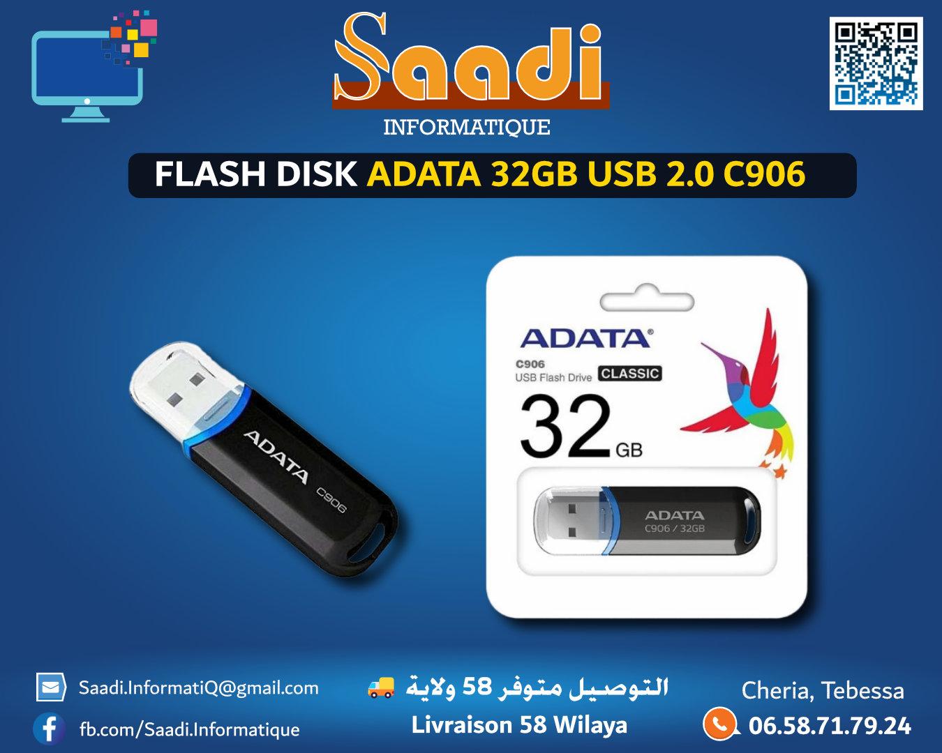 FLASH DISK ADATA 32GB USB 2.0 C906