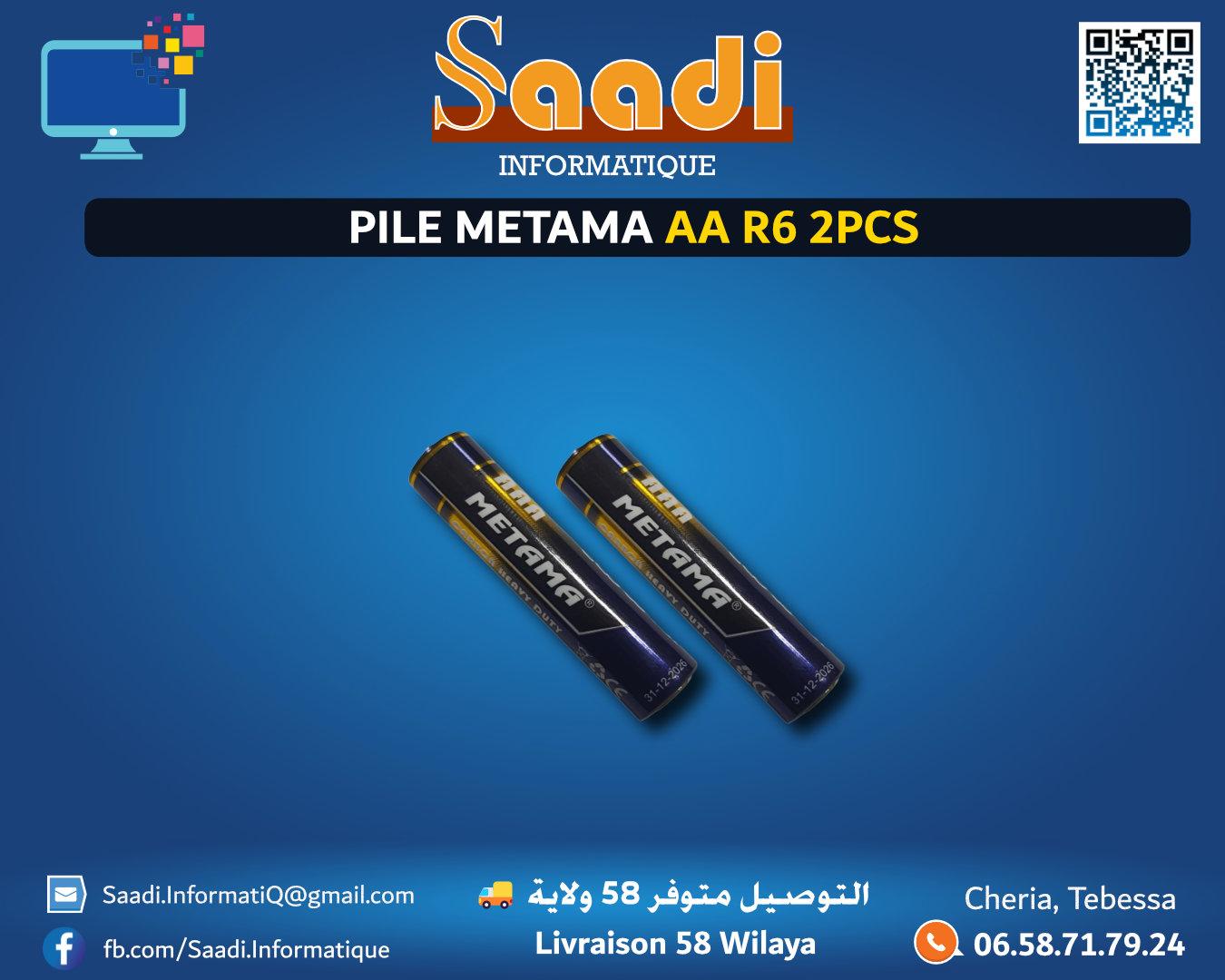 PILE METAMA R6/AA 2PCS