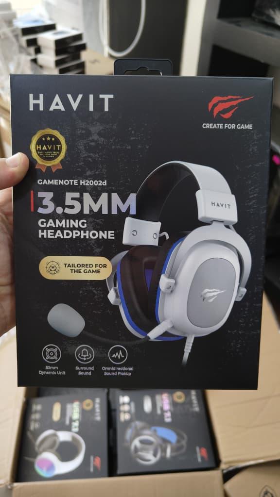 CASQUE HAVIT GAMENOTE H2002d 3.5MM