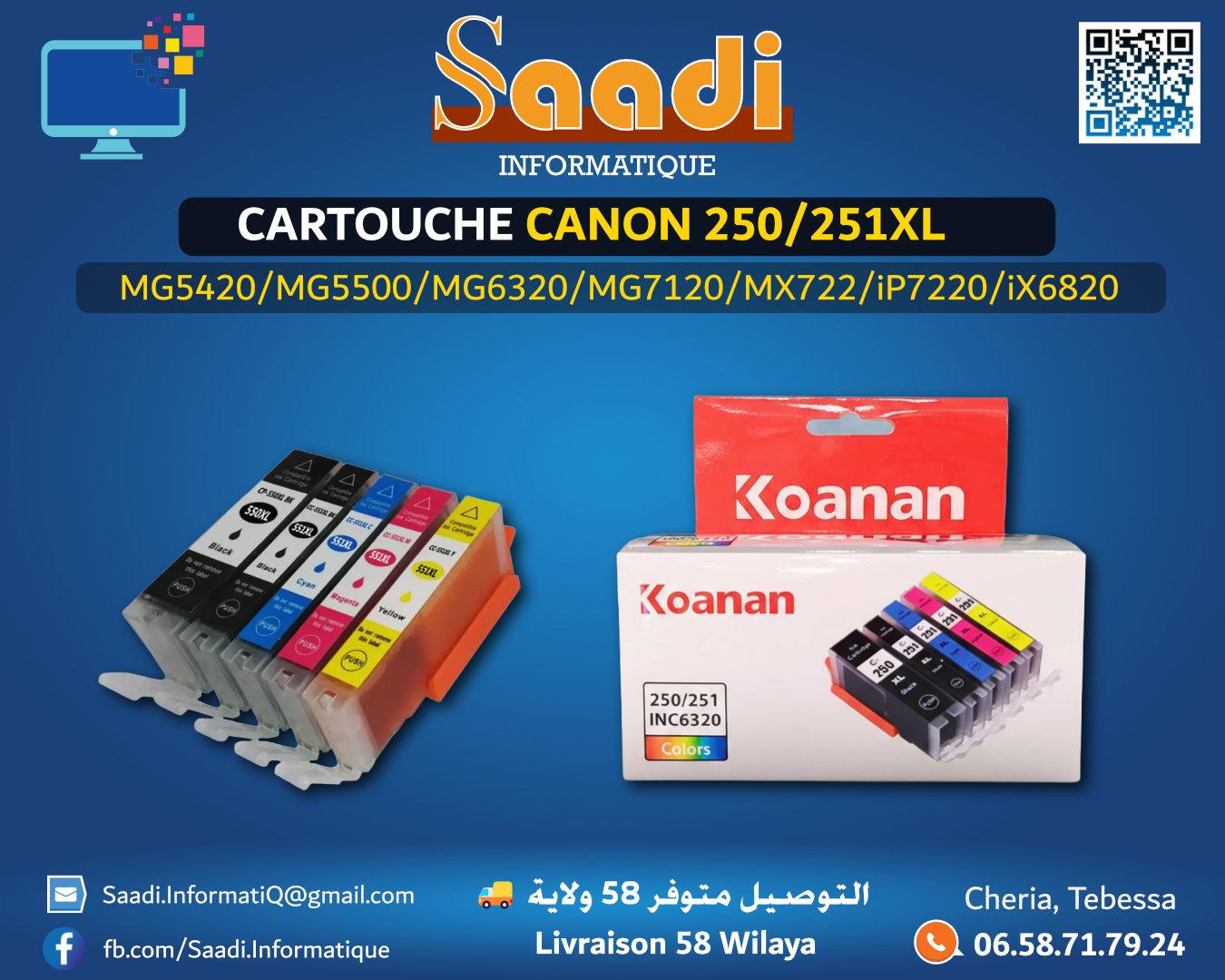 CARTOUCHE CANON 250/251XL PACK