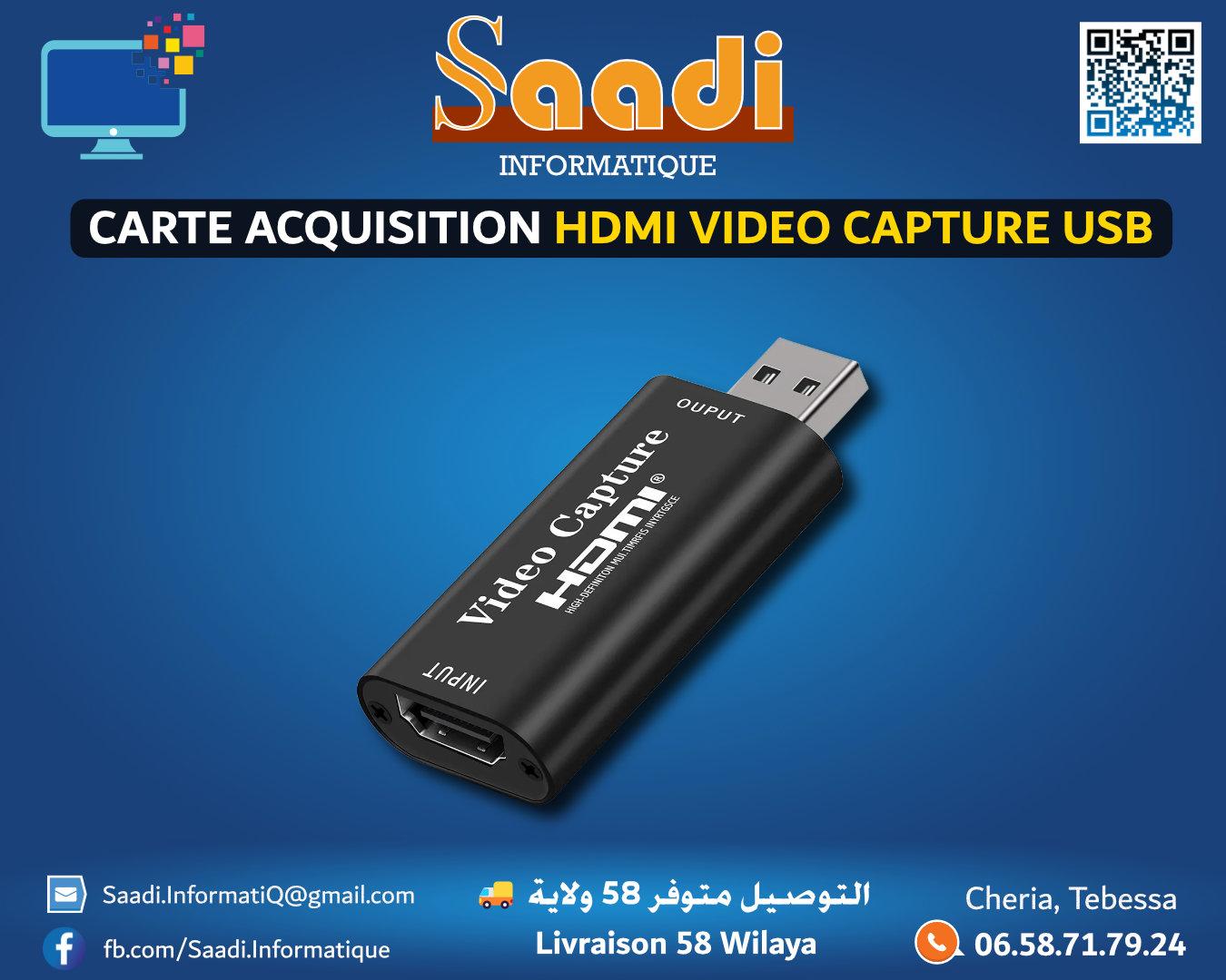 CARTE ACQUISITION HDMI VIDEO CAPTURE USB