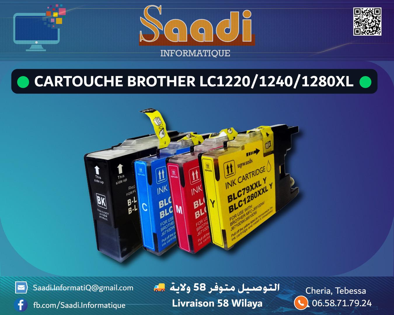 CARTOUCHE BROTHER LC1220/1240/1280XL PACK