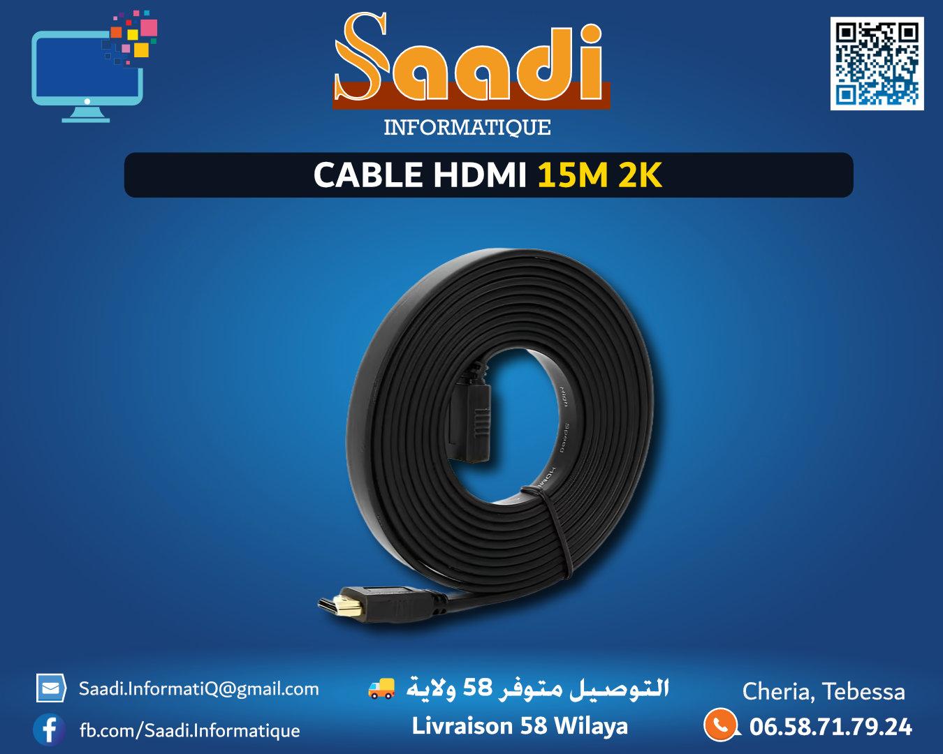 CABLE HDMI 15M 2K
