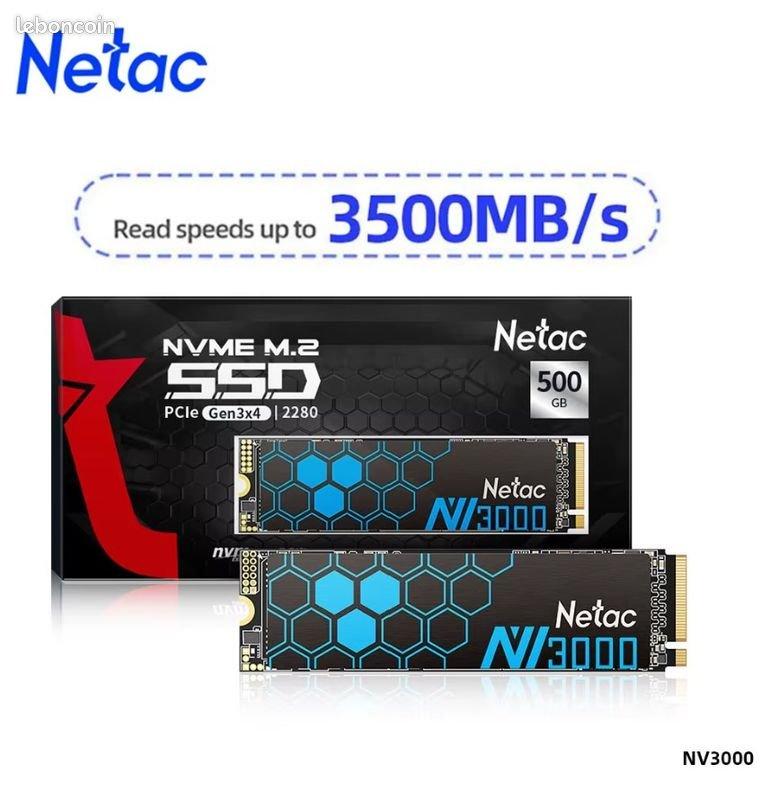 Nvme M.2 Ssd Netac N3000 500GB