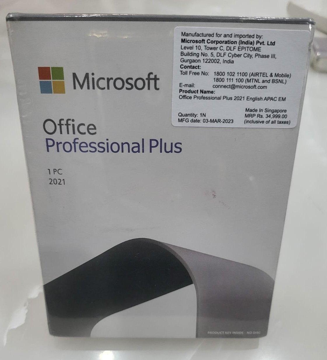 OFFICE 2021 PP COFFRET 1POST JUSQUA 500 POST ORIGINAL
