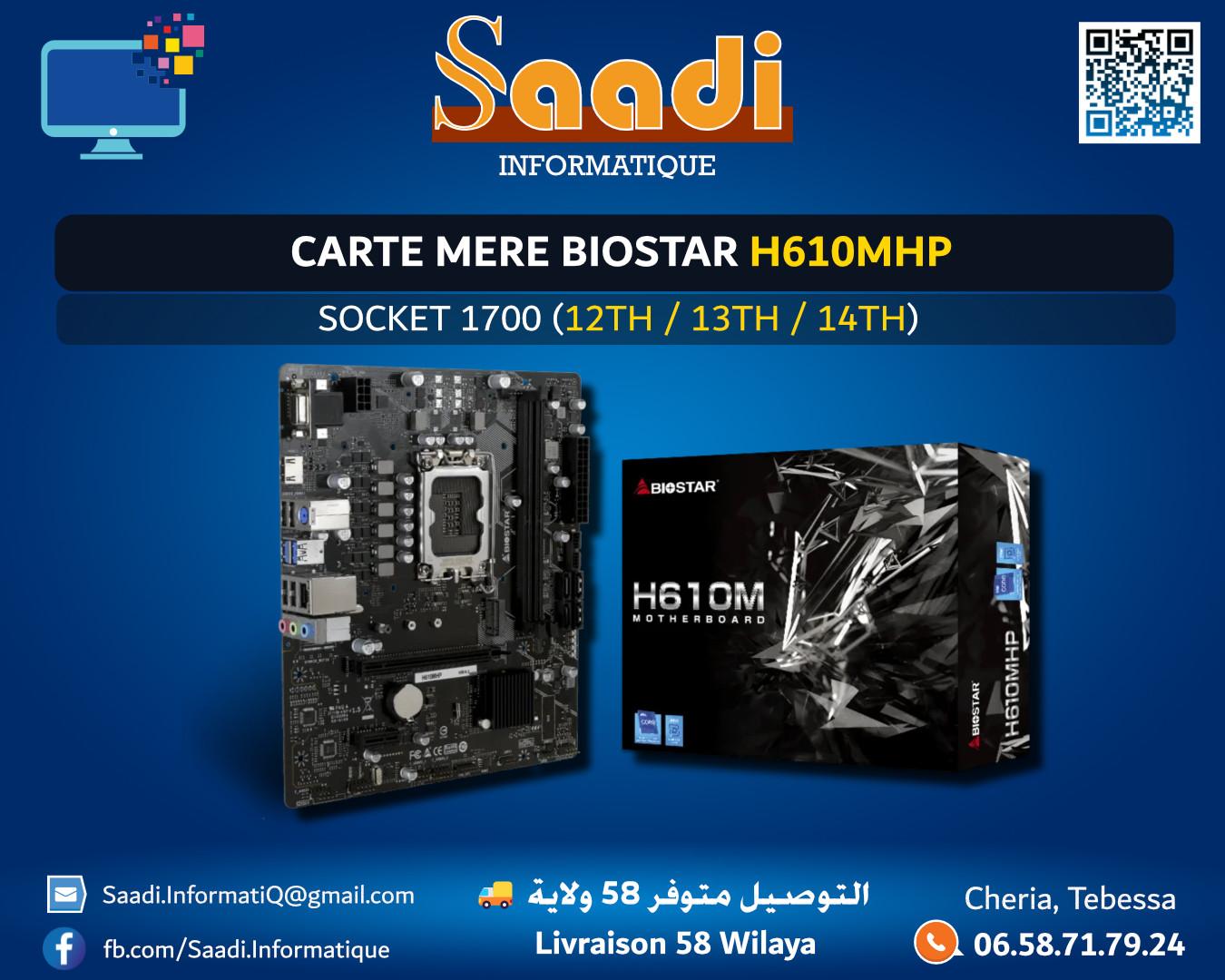 CARTE MERE BIOSTAR H610MHP