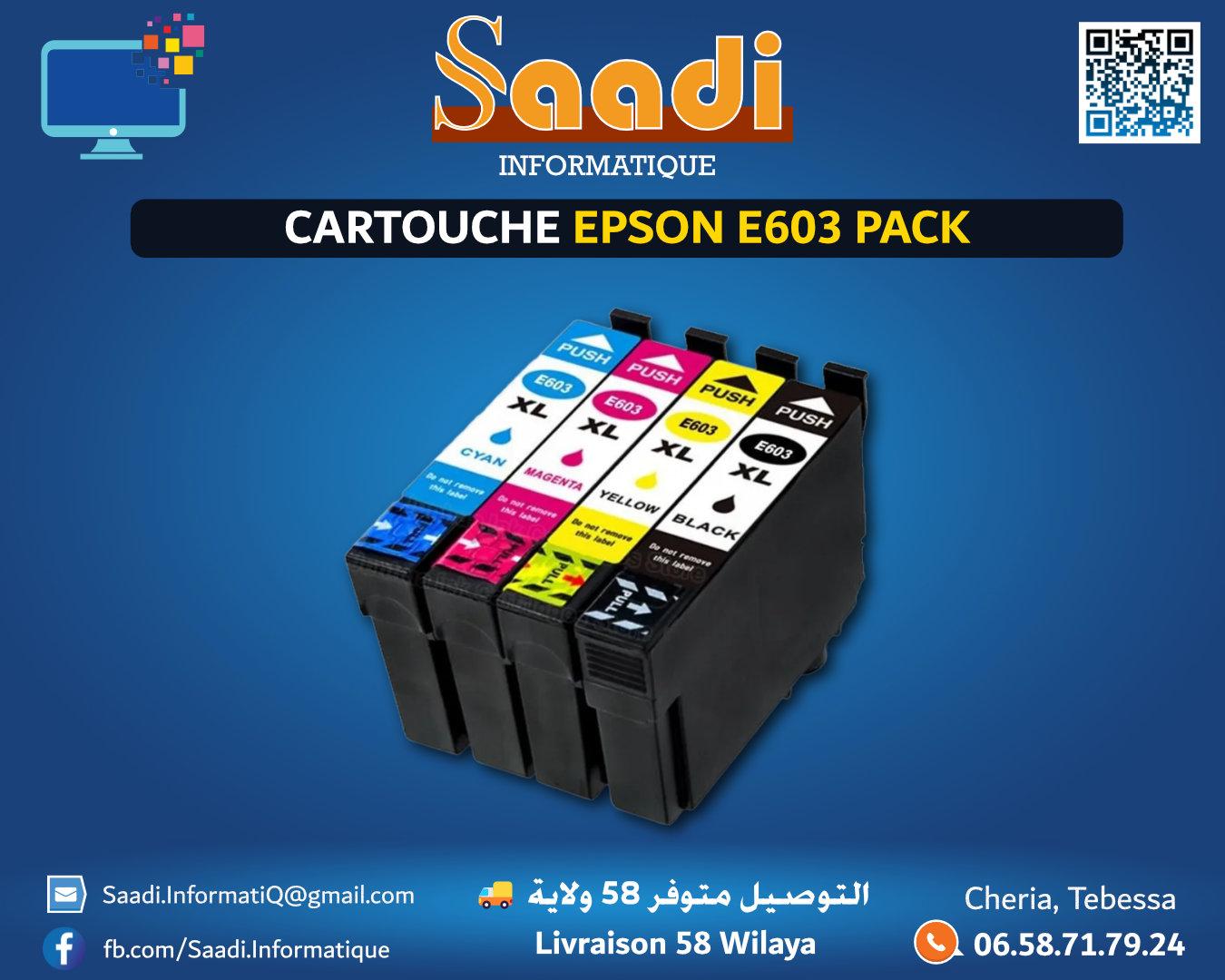CARTOUCHE EPSON E603 PACK