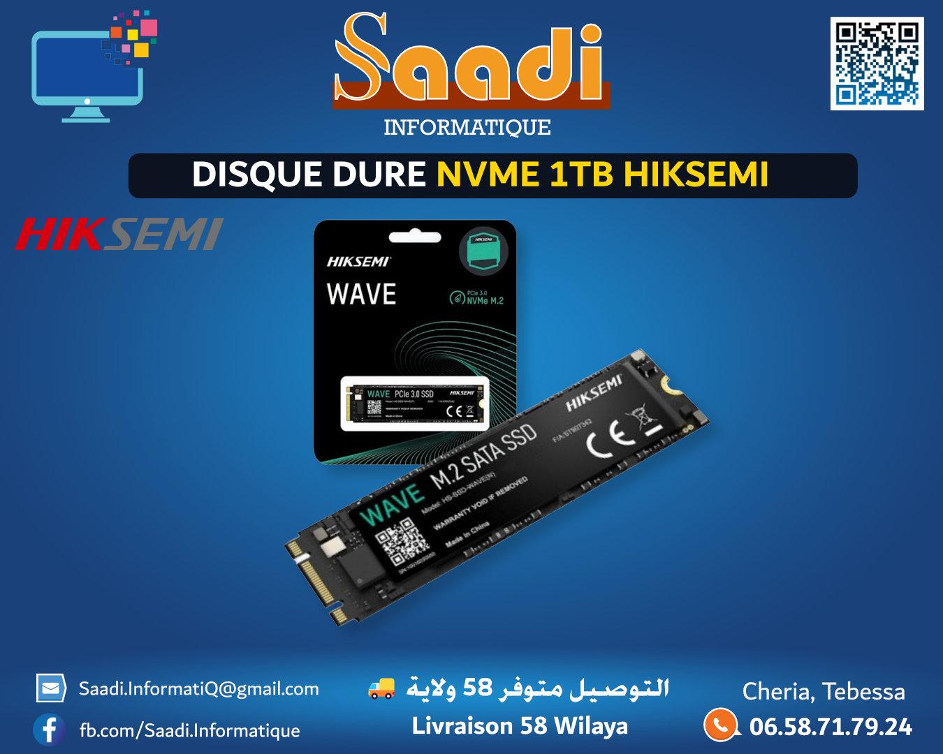 DISQUE DURE NVME 1TB HIKSEMI