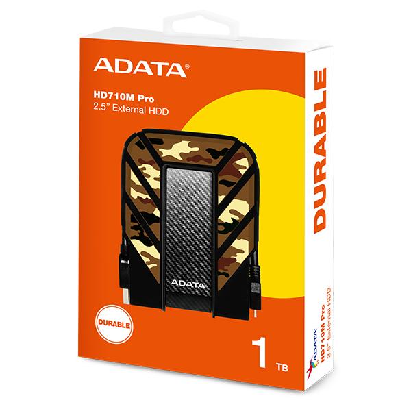 DISQUE EXTERNE ADATA DURABLE HD710M PRO 1TB 2.5" USB 3.2 AHD710MP-1TU31-CCF