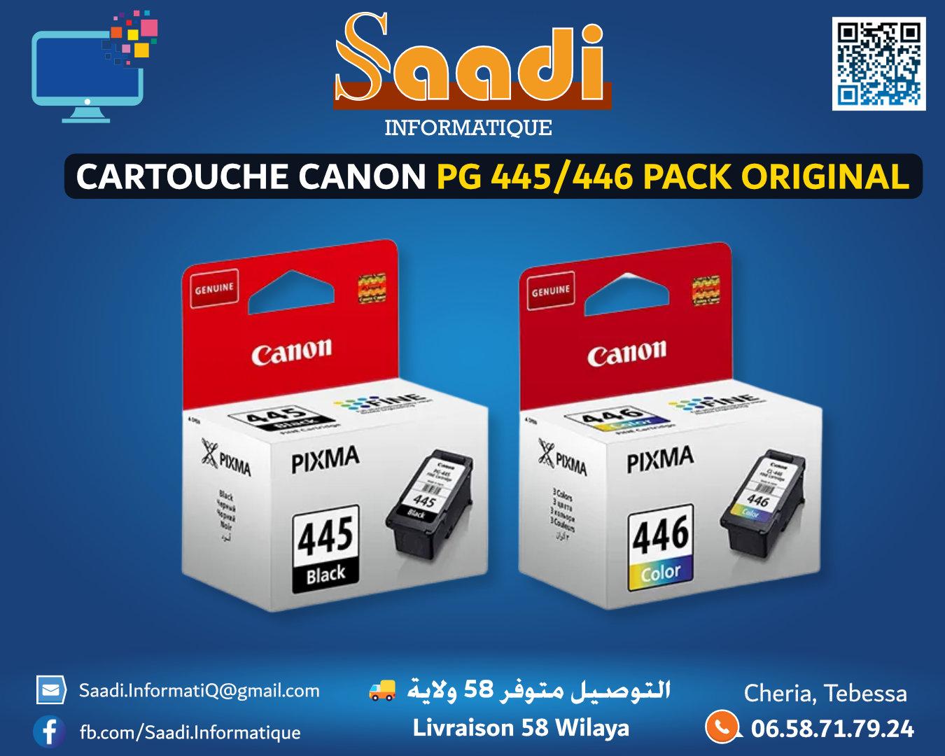CARTOUCHE CANON PG445/LC446 PACK ORIGINAL