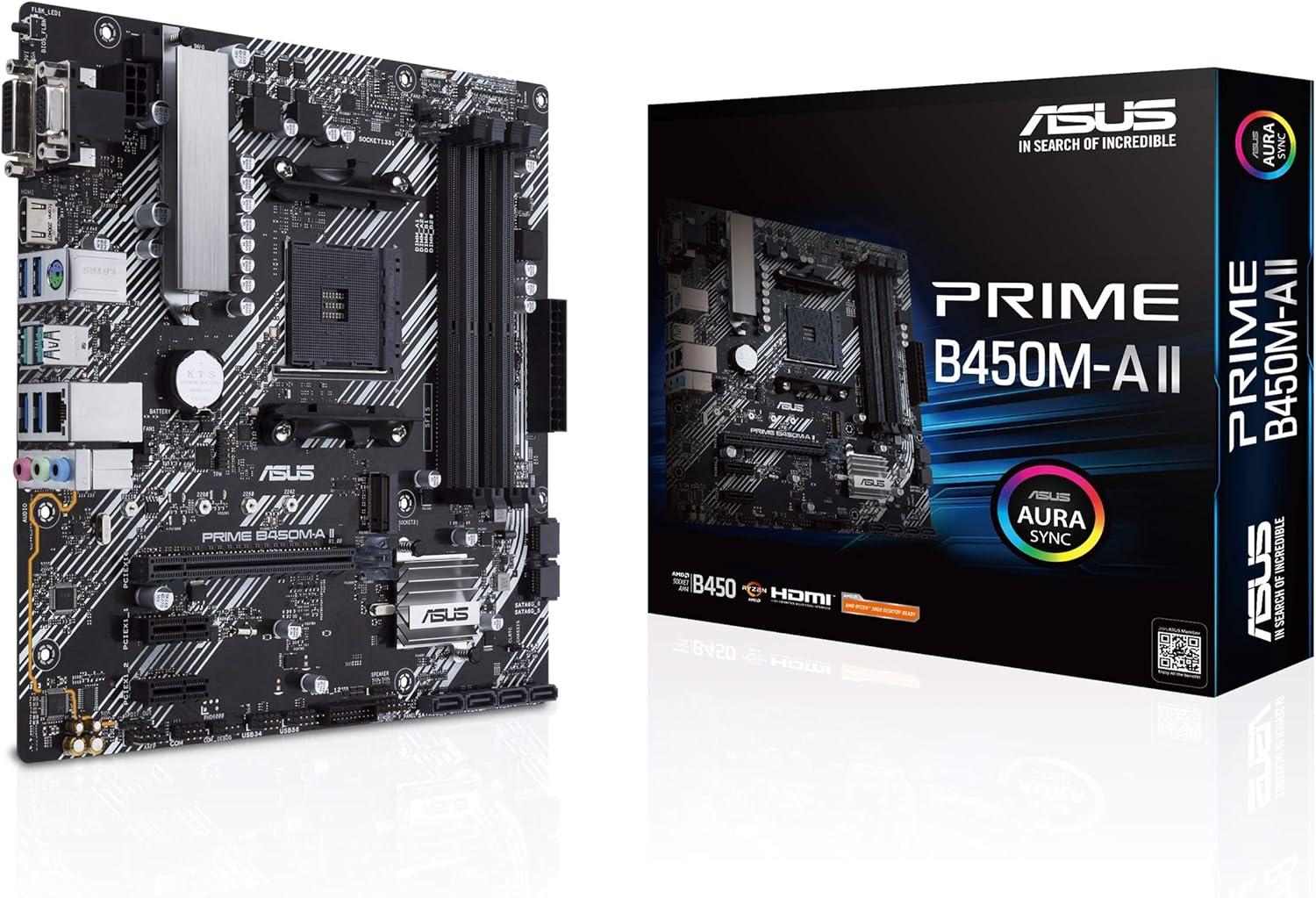 carte mère asus prime B450m-a II