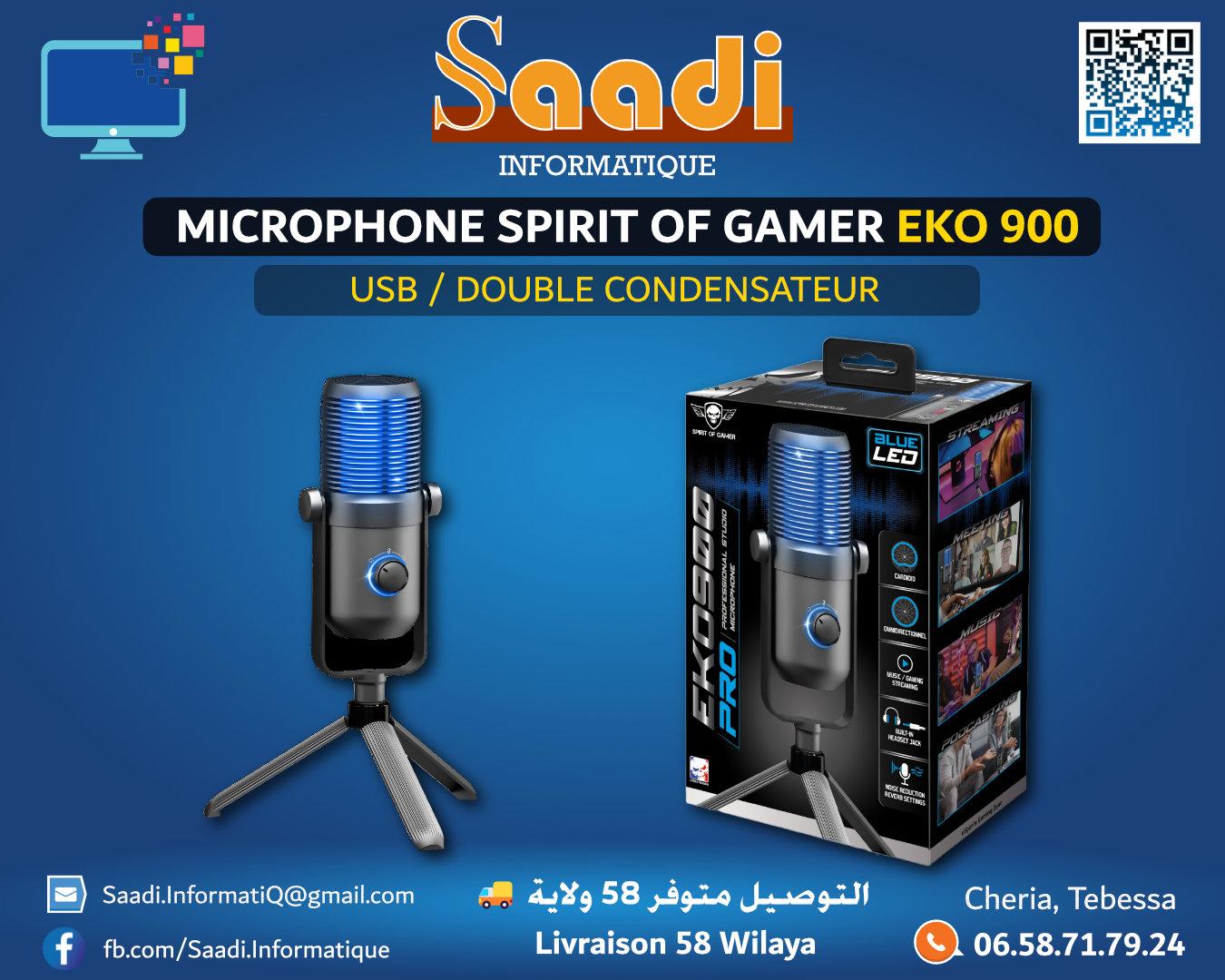 MICROPHONE SPIRIT OF GAMER EKO 900