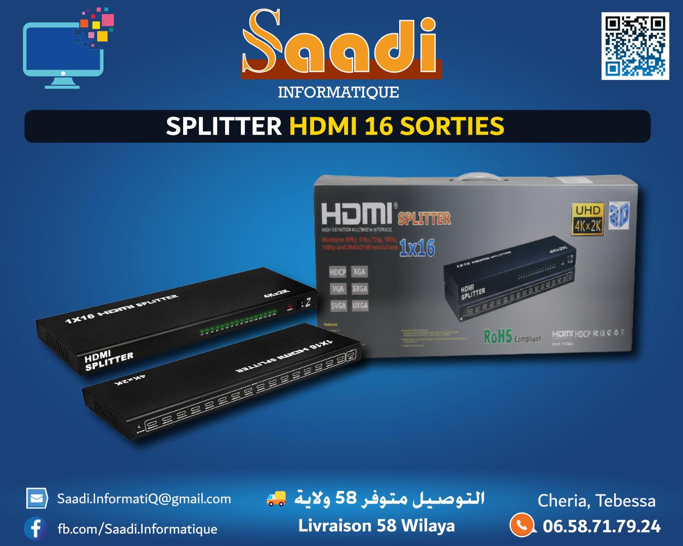 SPLITTER HDMI 16 SORTIES