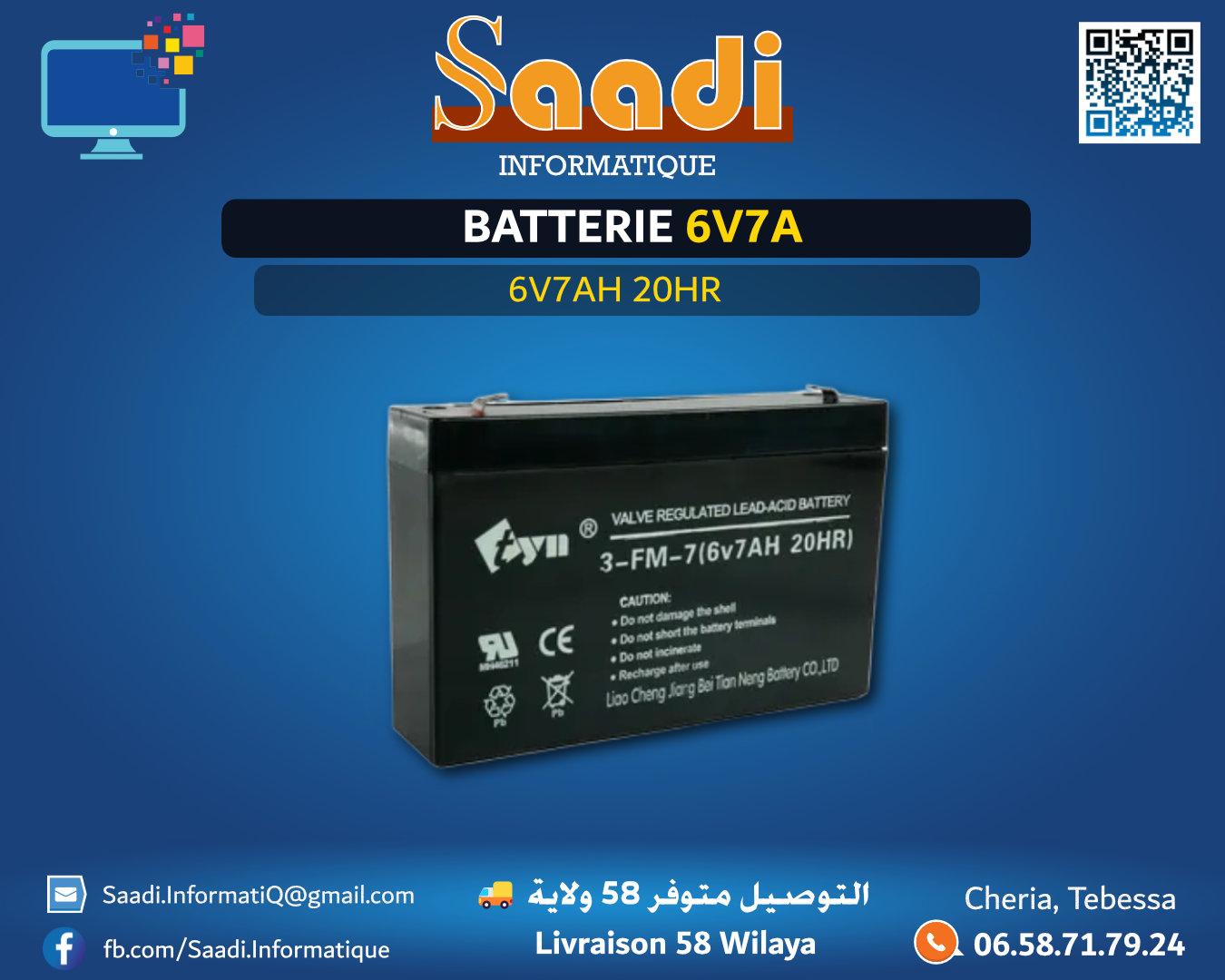 BATTERIE 6V 7A