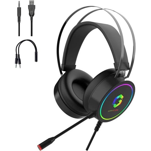 CASQUE GAMEON GOT200A THUNDERSTRICKE RGB/ BLACK