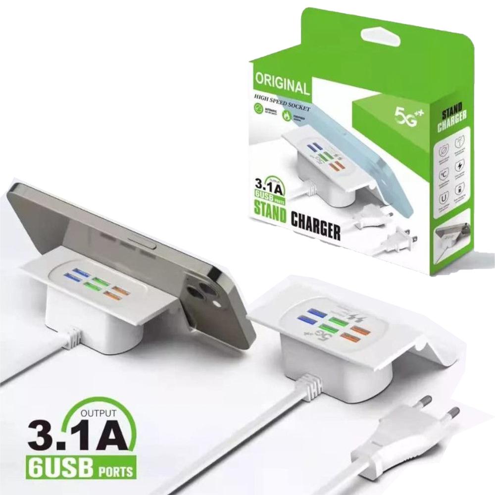CHARGEUR A/ PRISE USB 6 Sorties