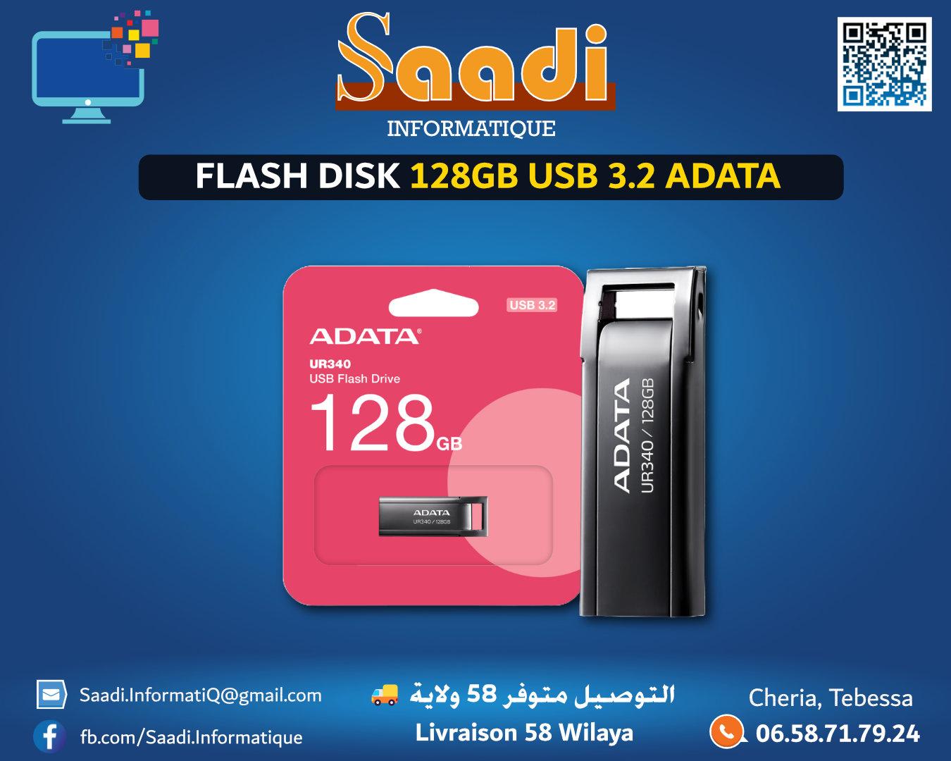 FLASH DISK 128GB USB 3.2 ADATA UR340